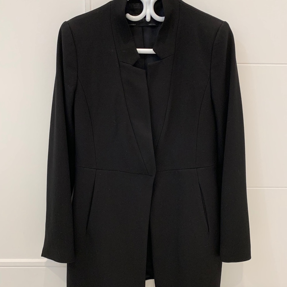 Zara Long Black Blazer